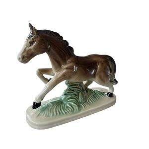 Elegant Brown Horse Figurine